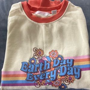 Janie and Jack American Girl Earth Day sweatshirt